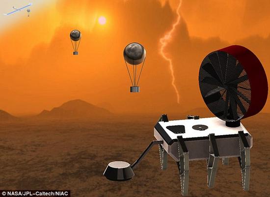 NASA研发金星漫游车 利用涡轮采集风能